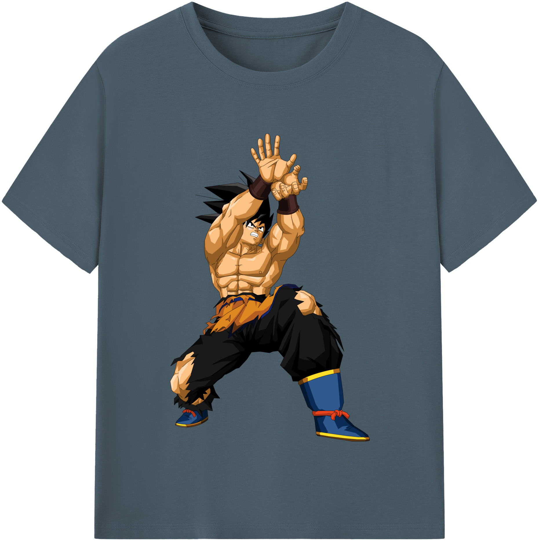 （画像用） ドラゴンボール 孫悟空（そん ごくう）Son Goku カカロット DRAGON BALL Kakarotto 綿100％半袖Tシャツ（フロントプリント）
